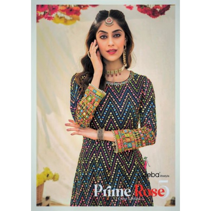 Eba Prime Rose Vol 5 Color Georgette Heavy Salwar Suits